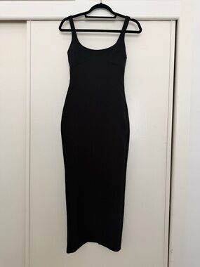 Zara Black Tank Midi Dress